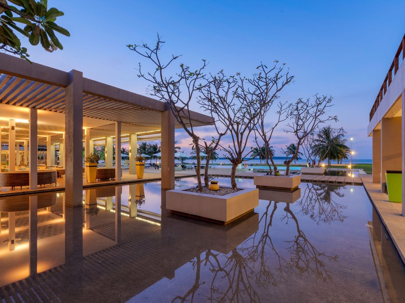 Amaya Beach hotel view