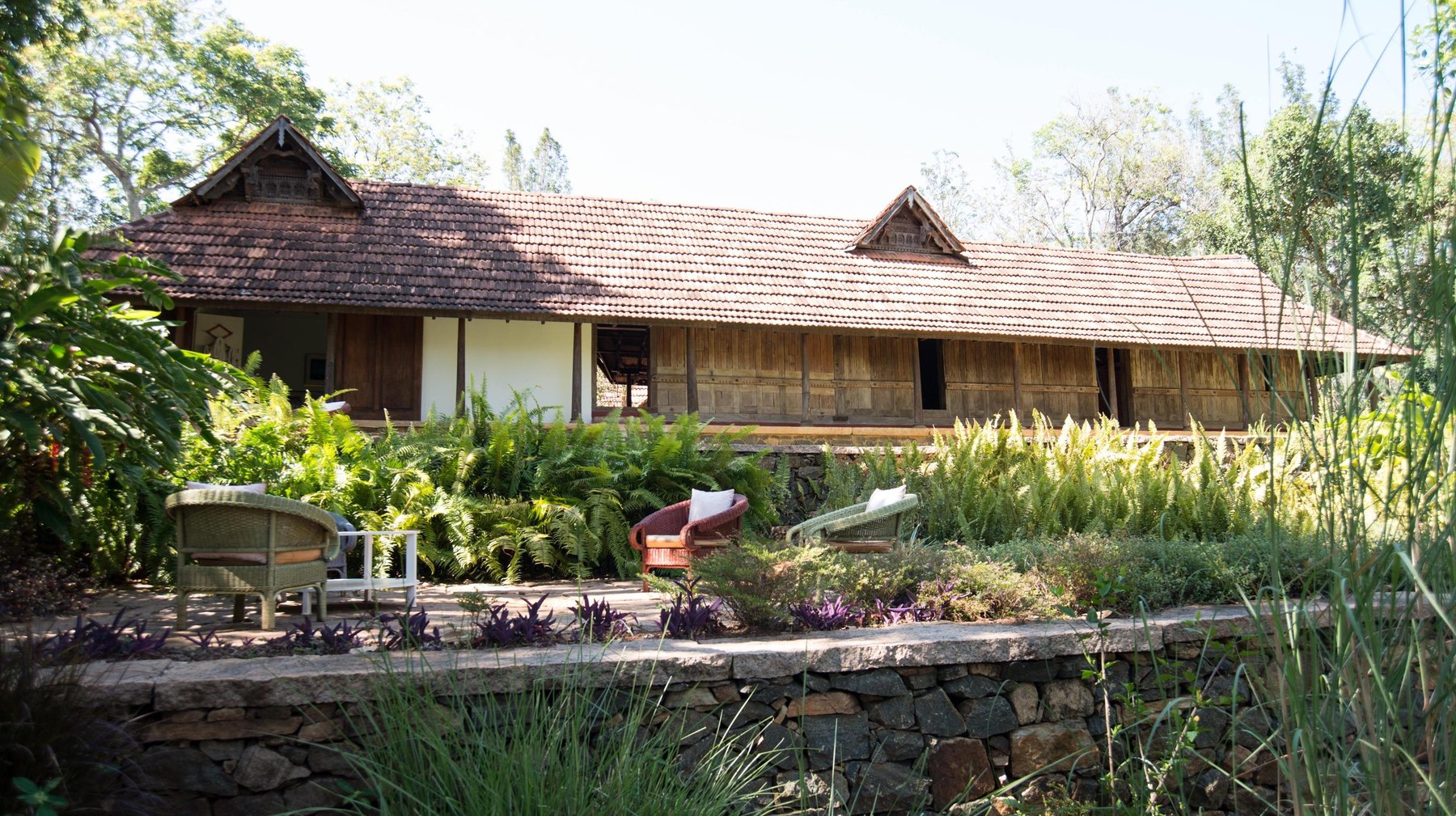 Rajakkad Estate heritage house and garden in the Palani Hills, Tamil Nadu