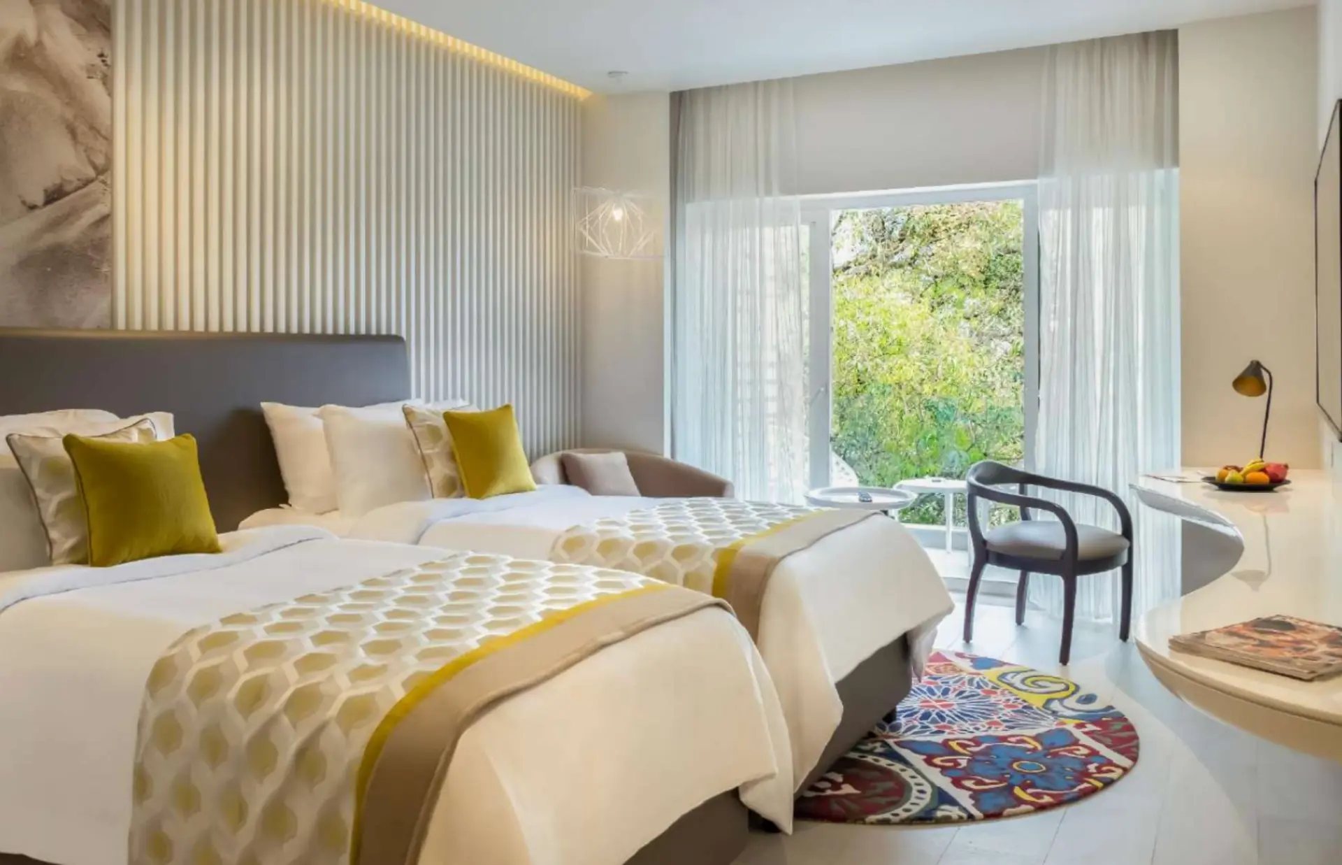 Twin room at The Park Baga River in Goa