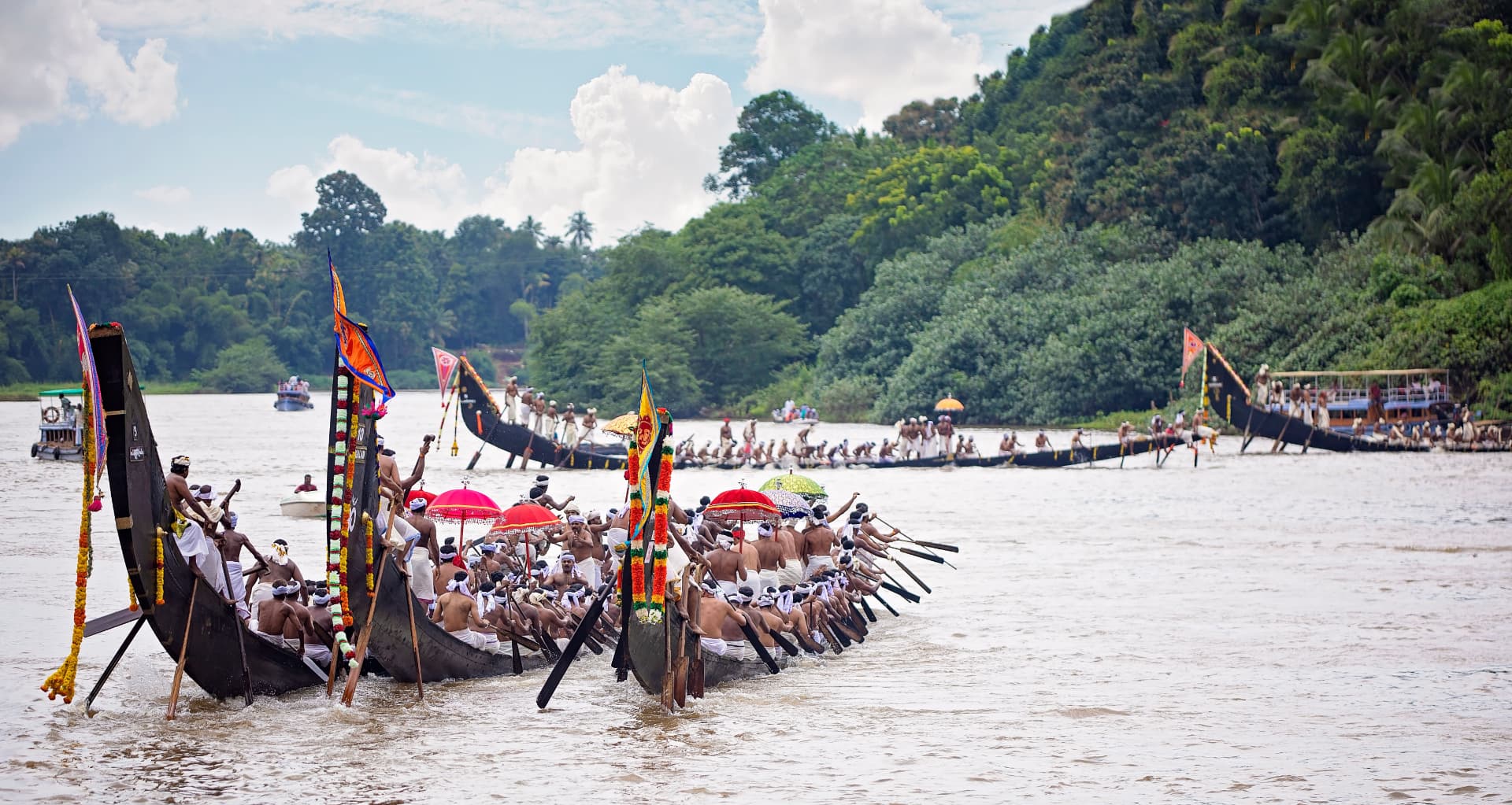 The Grand Snake Boat Race itinerary in Kerala