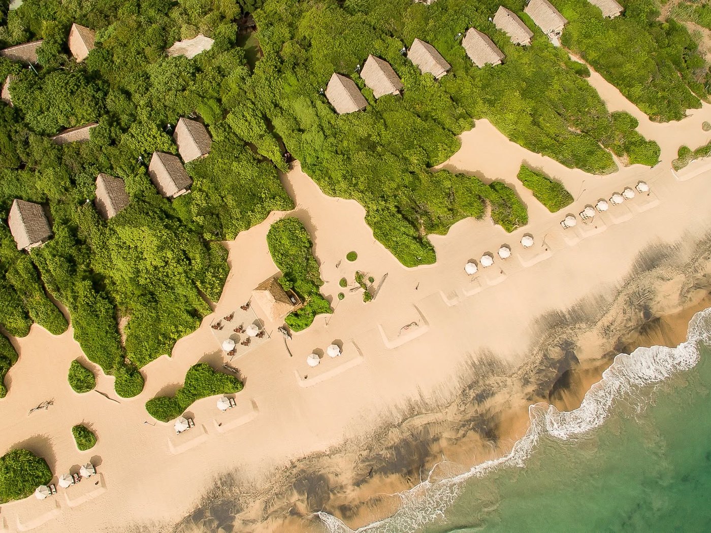 Uga Jungle Beach hotel view