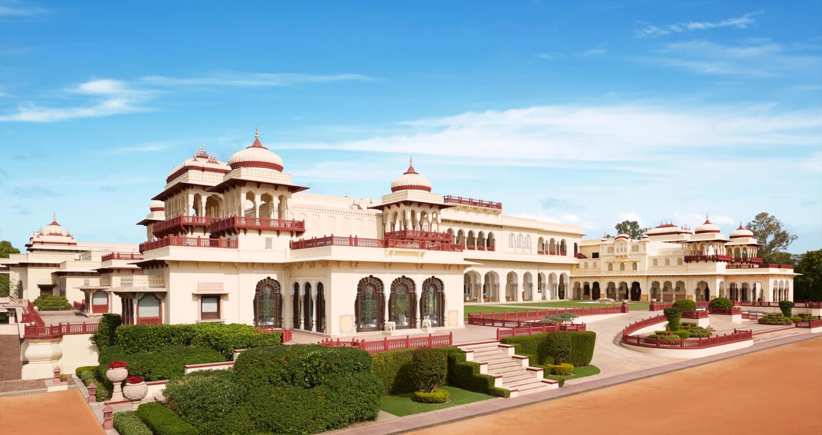 Taj Rambagh Palace in Jaipur, India