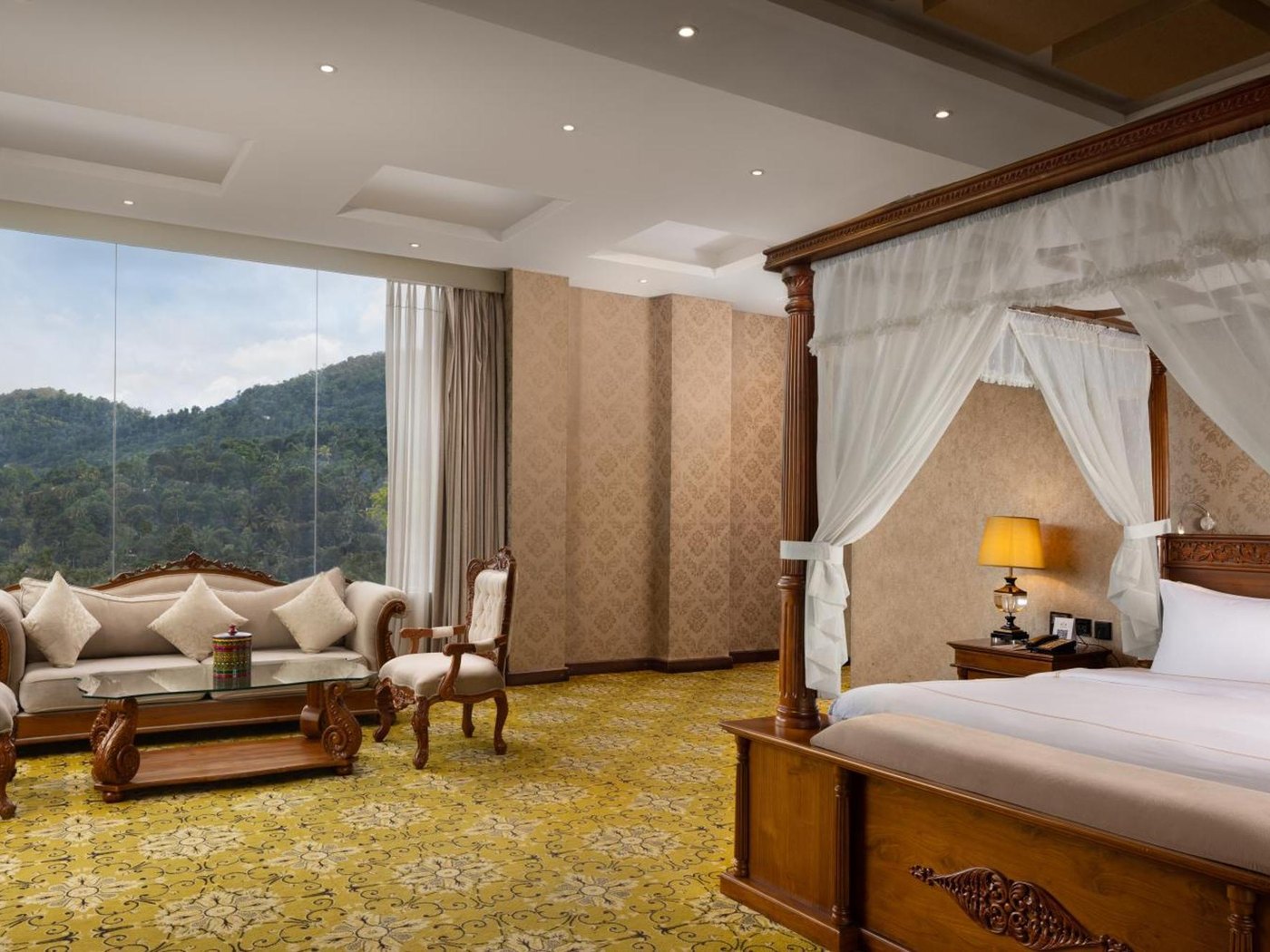 Golden Crown Kandy hotel view