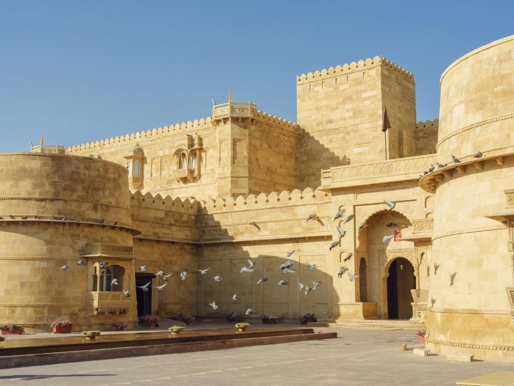 Suryagarh Palace in Jaisalmer, India