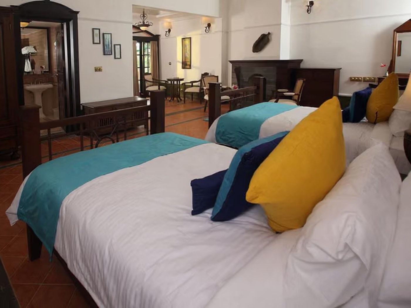 bedroom in plantation stay in Wayanad at Parisons Plantation