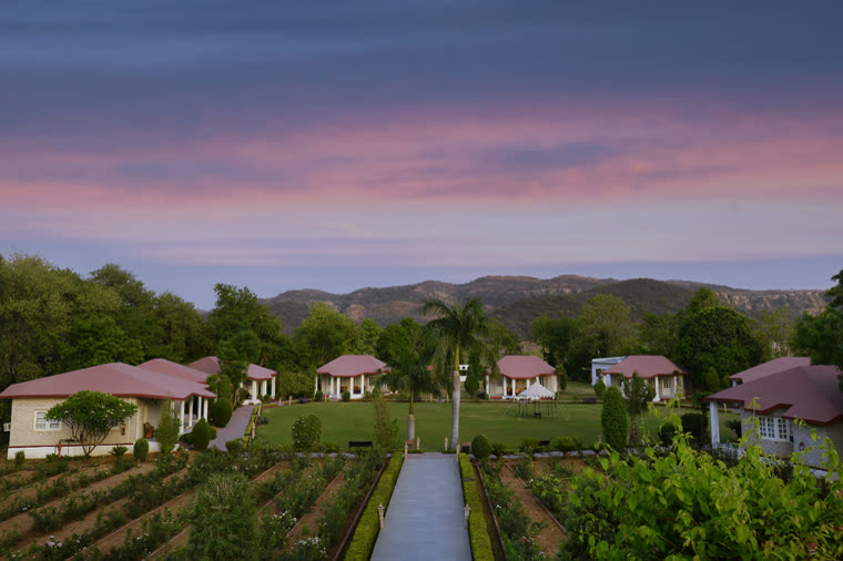 Tiger Den Resort in Ranthambore National Park, India