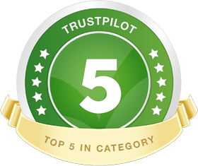 Trustpilot, rated top 5 in category