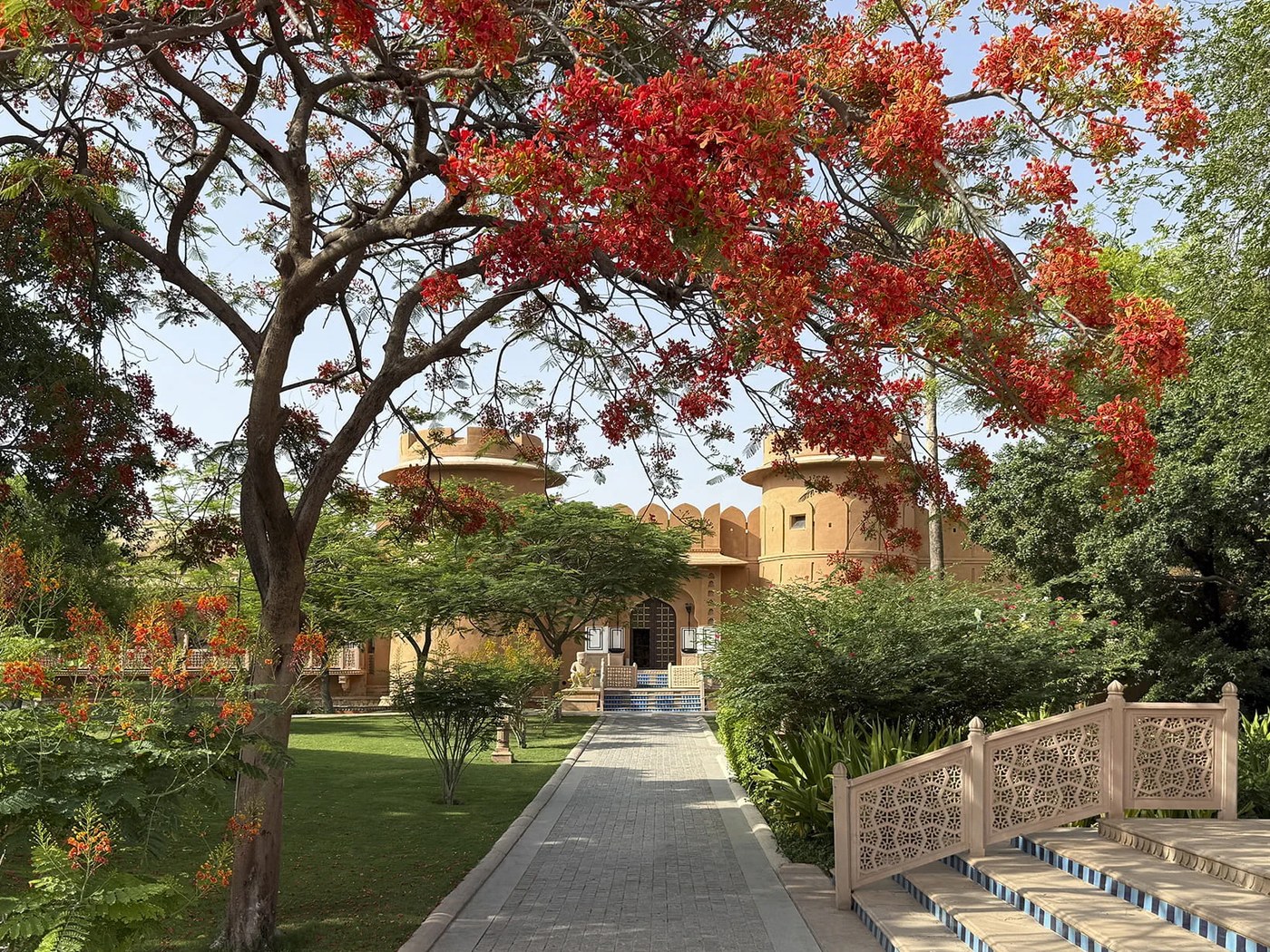 Photograph of Oberoi Raj Vilas in Jaipur