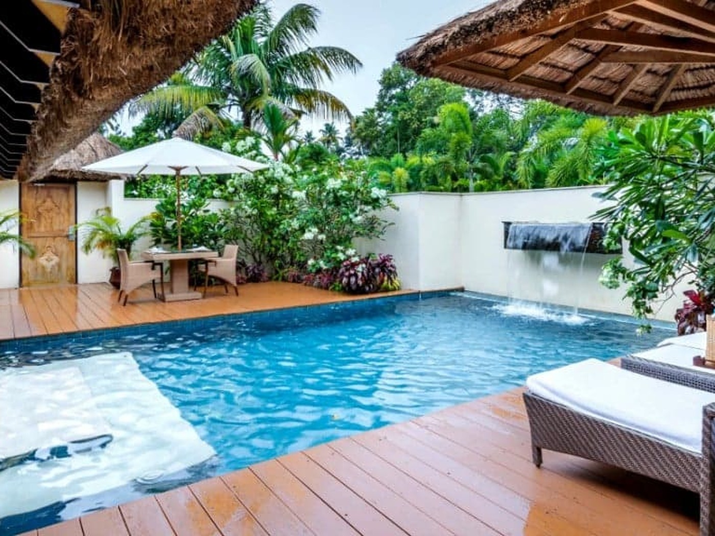Private pool villa at Carnoustie Ayurveda and Wellness Resort