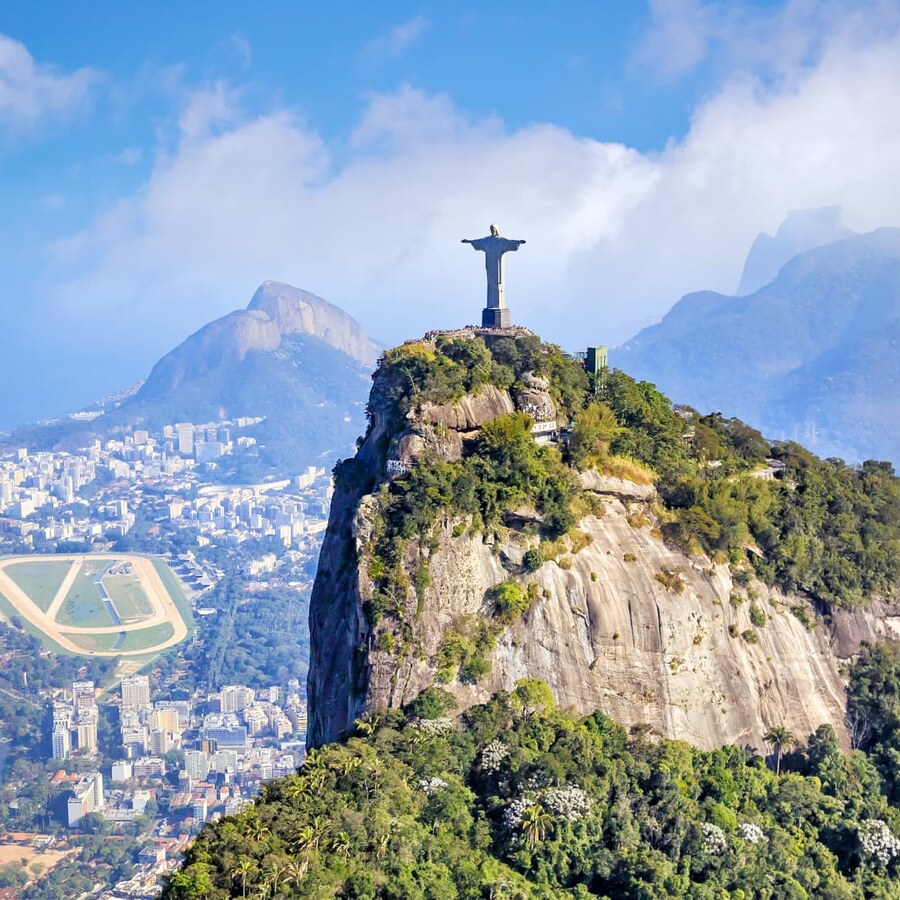 Christ the Redeemer on Corcovado above Rio de Janeiro