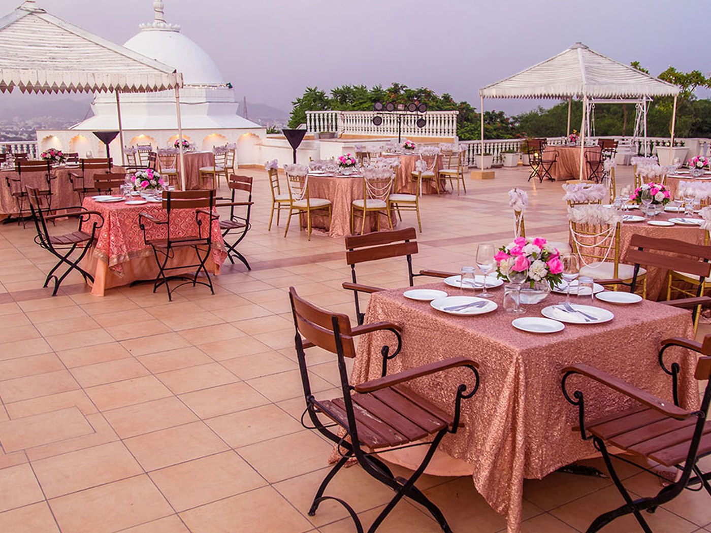 Photograph of Hilltop Palace in Udaipur
