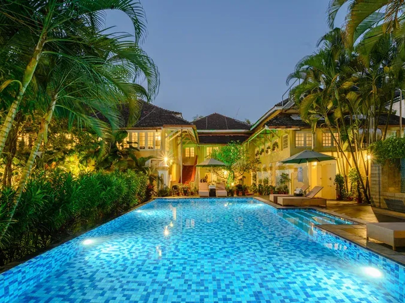 pool at Tower House