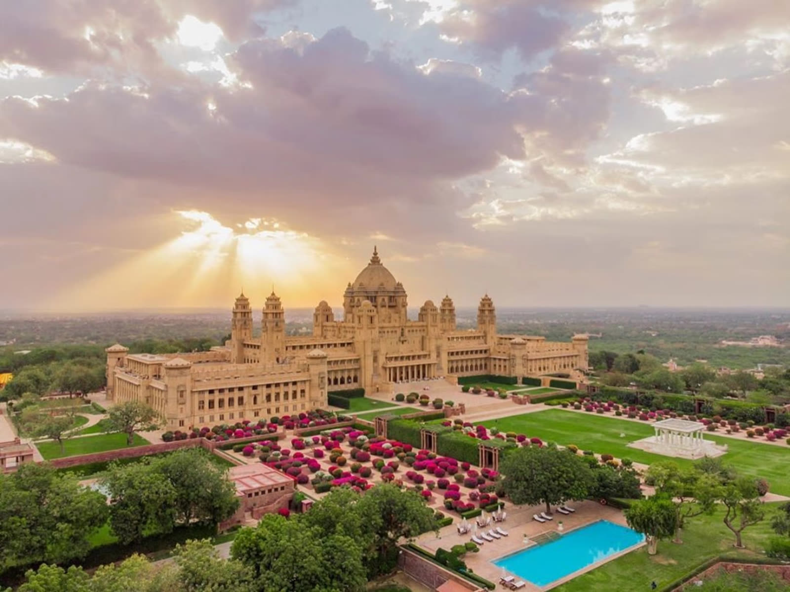 Umaid Bhavan Palace in Jodhpur, India