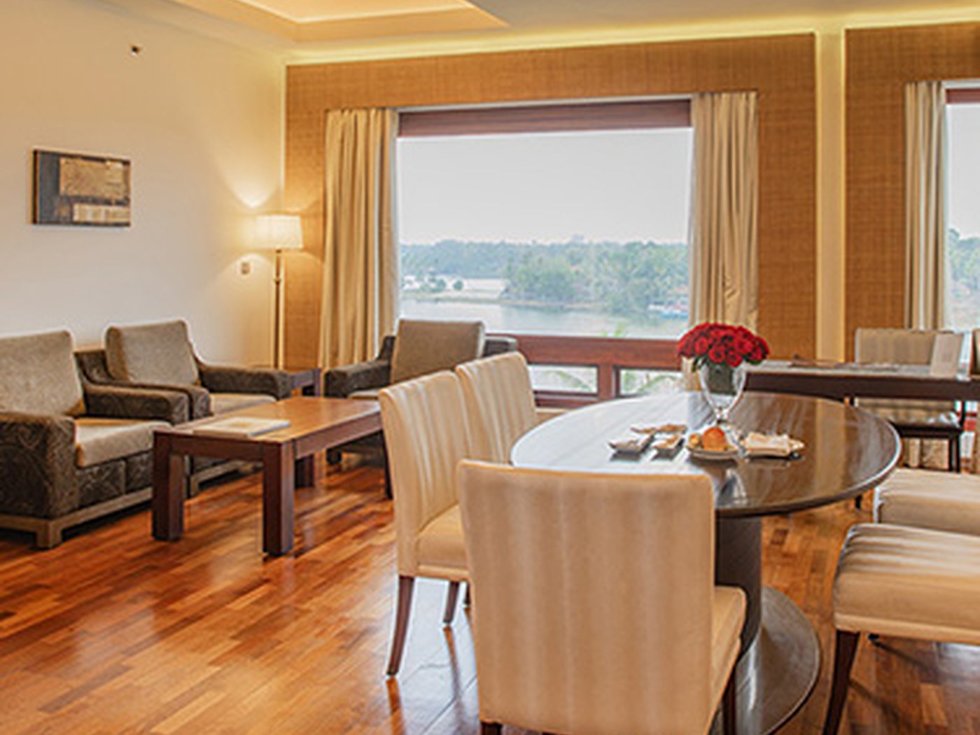 Royal Suite with Panoramic View 2 at Leela Ashtamudi Kollam